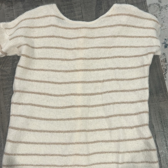 Sèzane Gaspard Mohair Wool Cardigan ecru/gold size M - Picture 5 of 9